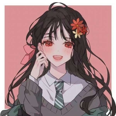一对两张的微信卡通萌系情侣头像