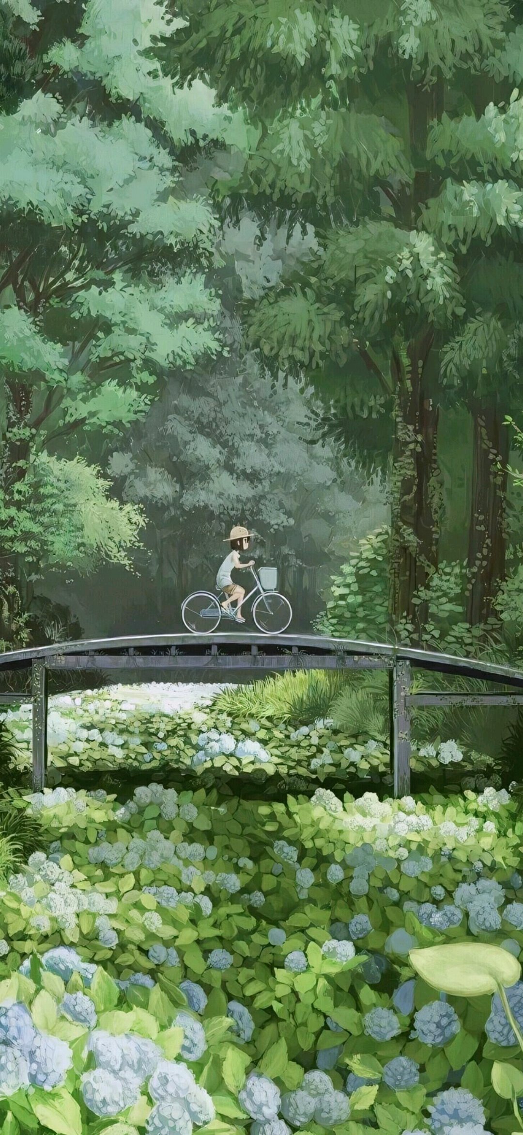 微信小清新动漫场景手机壁纸