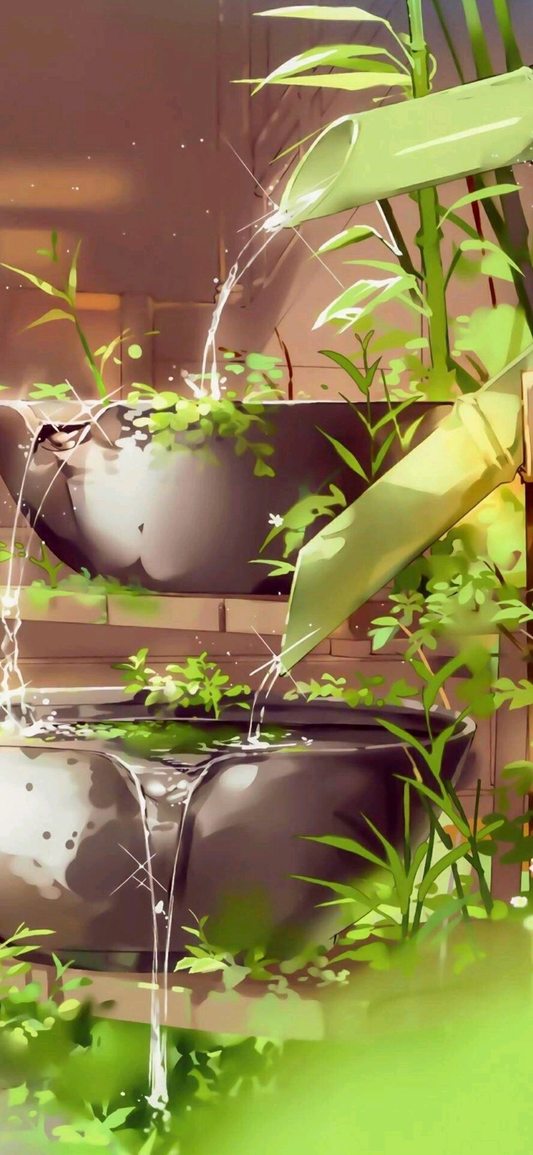 微信小清新动漫场景手机壁纸