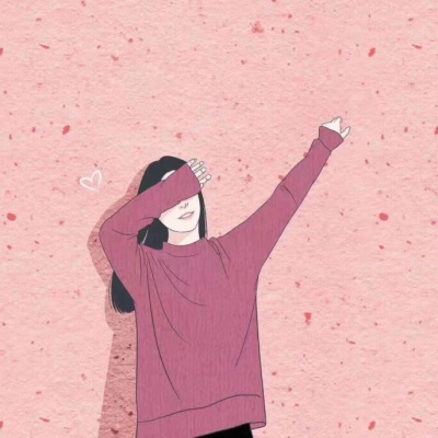 简单干净的微信小清新情侣头像