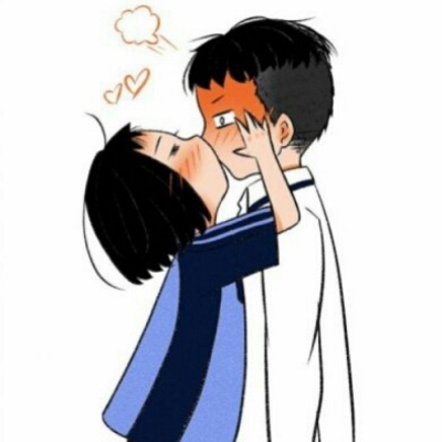 简单干净的微信小清新情侣头像