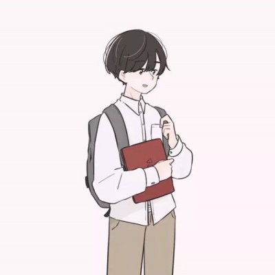 简单干净的微信小清新情侣头像