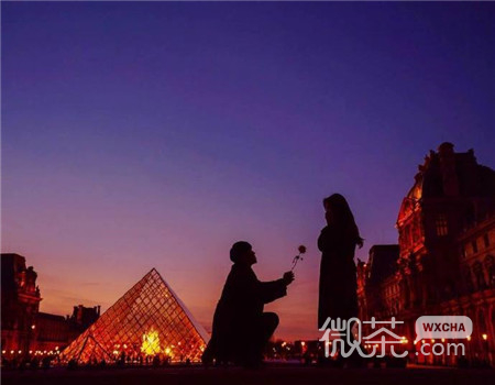 唯美浪漫的微信夕阳下情侣图片