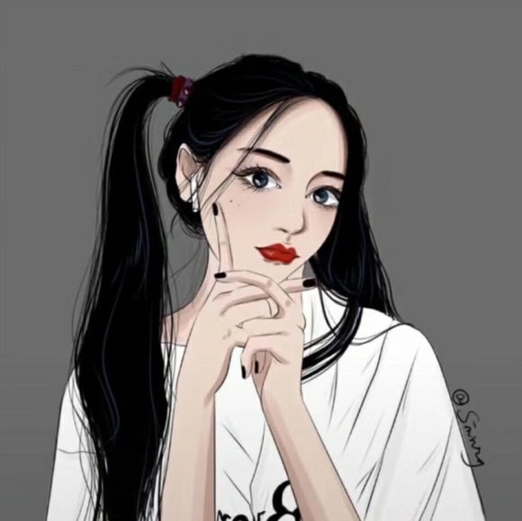 潮流动漫女生头像