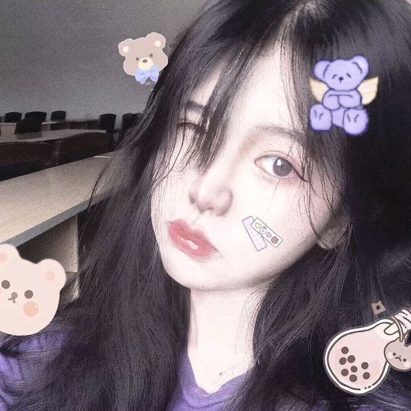 小清新傲娇时尚女生头像