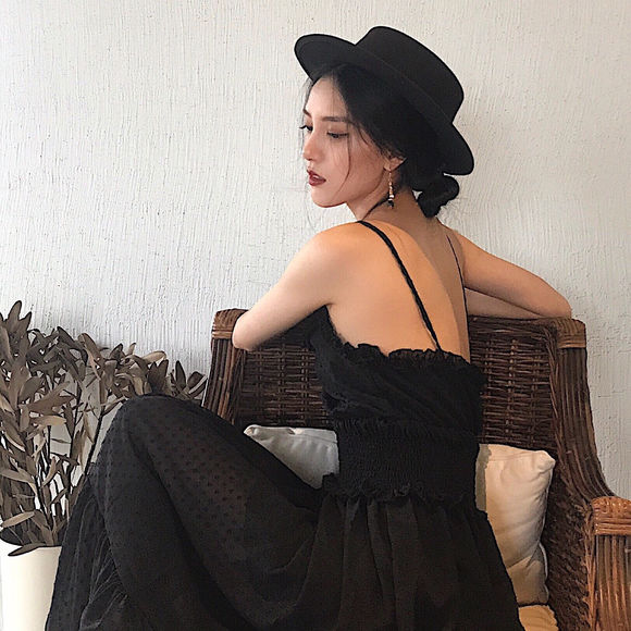 清纯潮流长发女生头像