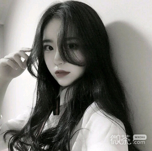 文艺长发御姐女生头像