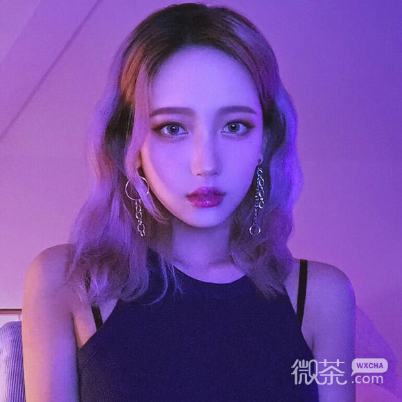 高冷御姐长发女生头像