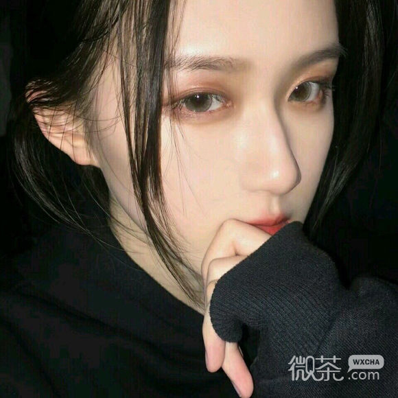 文艺长发御姐女生头像