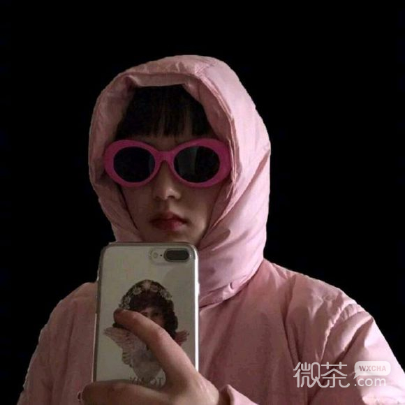 微信可爱长发女生头像