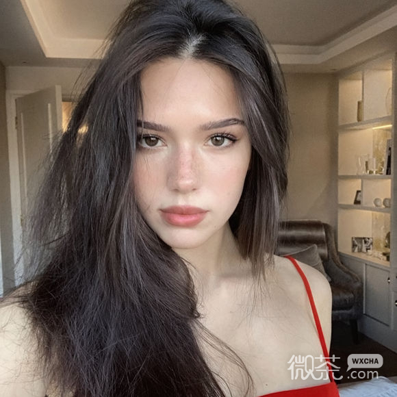 性感长发女生头像