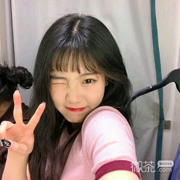 微信可爱长发女生头像