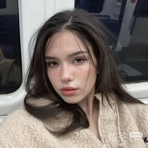 性感长发女生头像