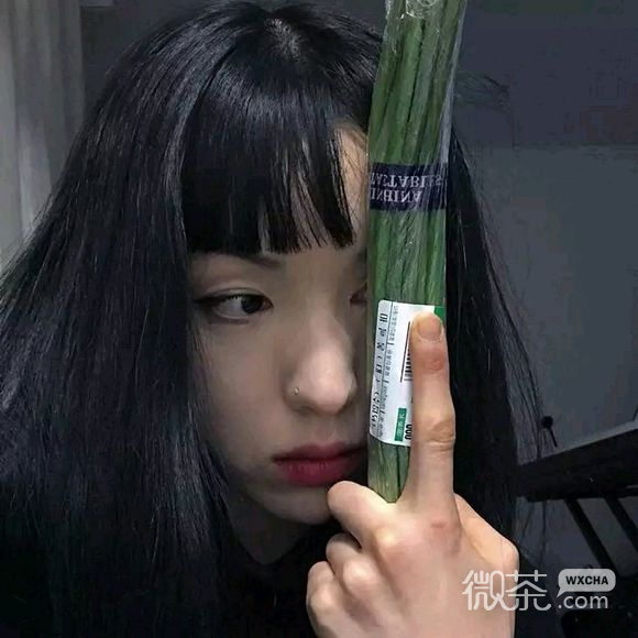 微信可爱长发女生头像