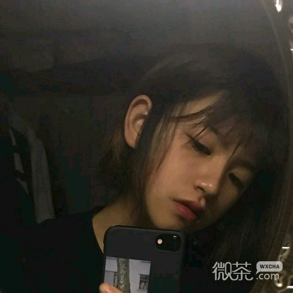 微信可爱长发女生头像