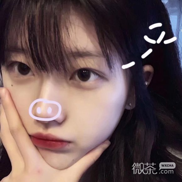 文艺长发高颜值女生头像