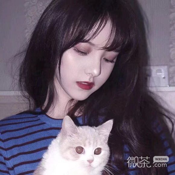 文艺长发高颜值女生头像
