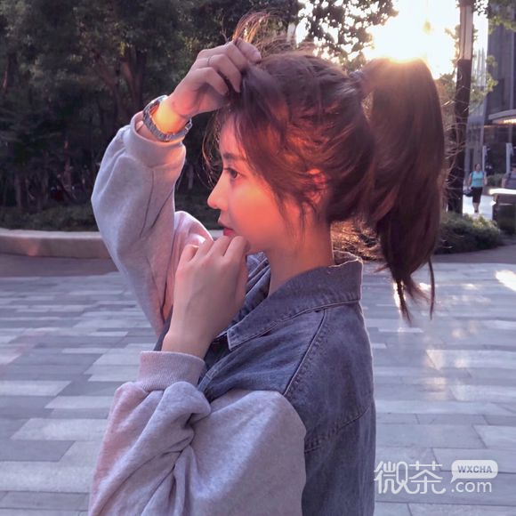 文艺长发高颜值女生头像