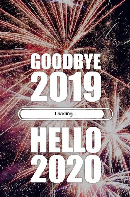 再见2019你好2020微信唯美意境图片