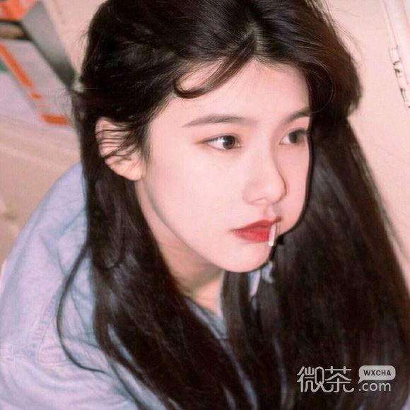 高颜值迷人微信女生头像