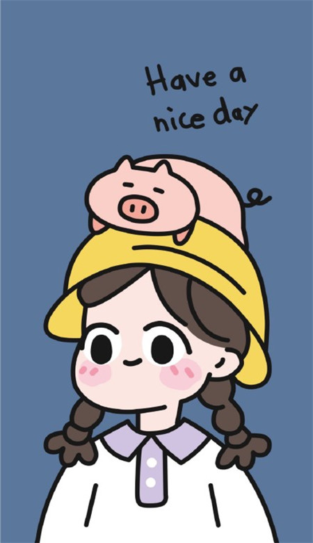 可爱激萌的微信情侣壁纸图片