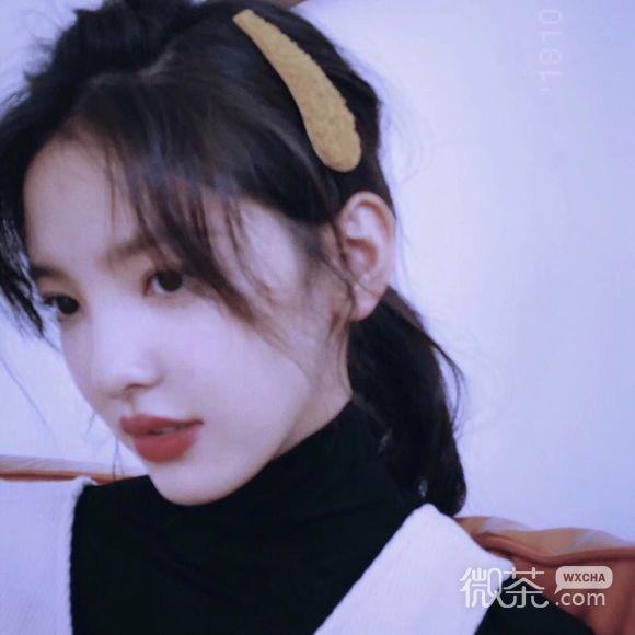 微信纯洁时尚女生头像