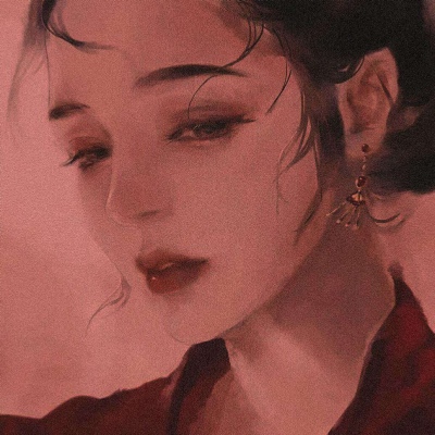 唯美意境的微信二次元古风女生头像