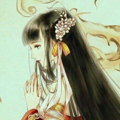 唯美意境的微信古风二次元女生头像