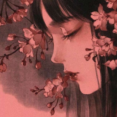 唯美意境的微信二次元古风女生头像