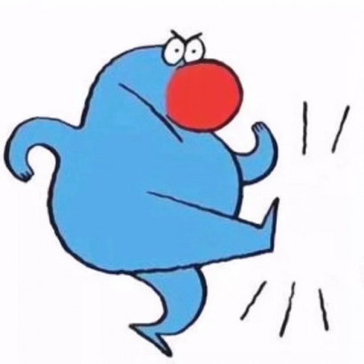 俏皮搞怪风格的微信情侣头像