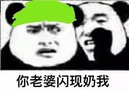 微信最新带字恶搞绿帽熊猫头表情包