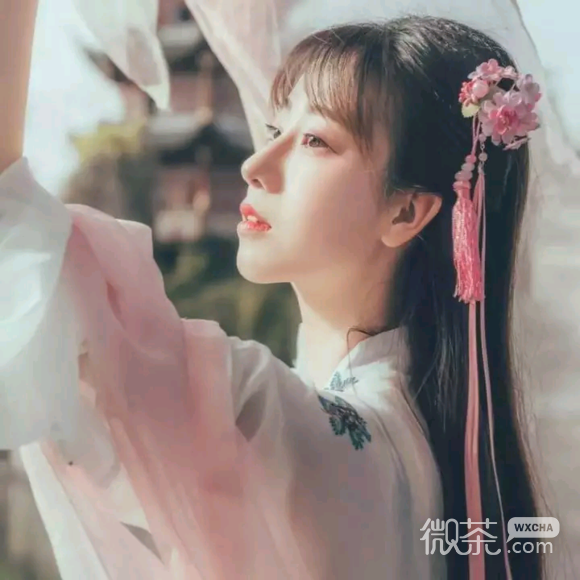 纯洁小清新文艺古风女生头像