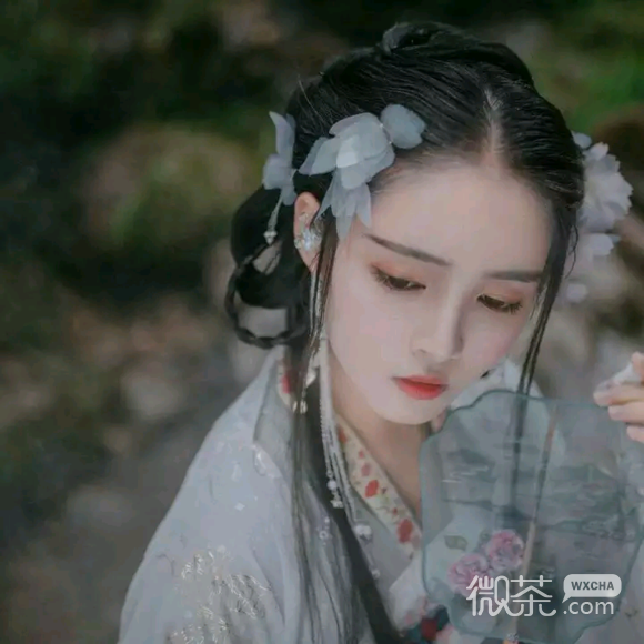 纯洁小清新文艺古风女生头像