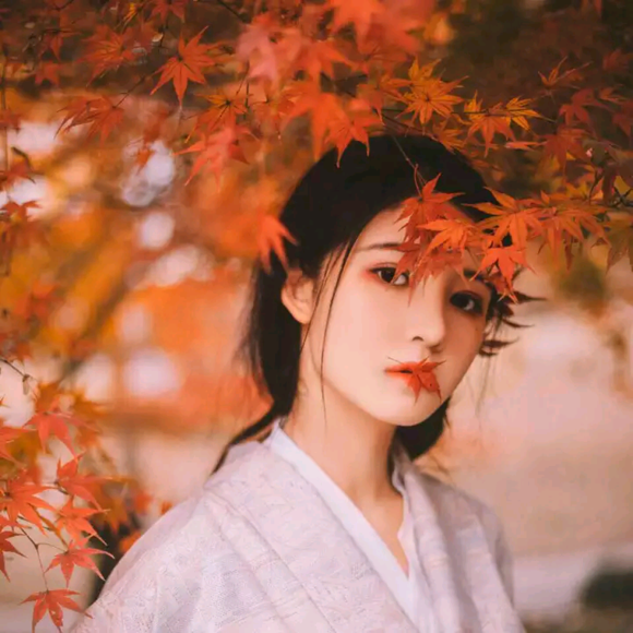 纯洁小清新文艺古风女生头像