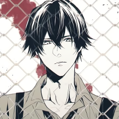 冷酷帅气二次元男生头像