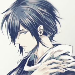 冷酷帅气二次元男生头像