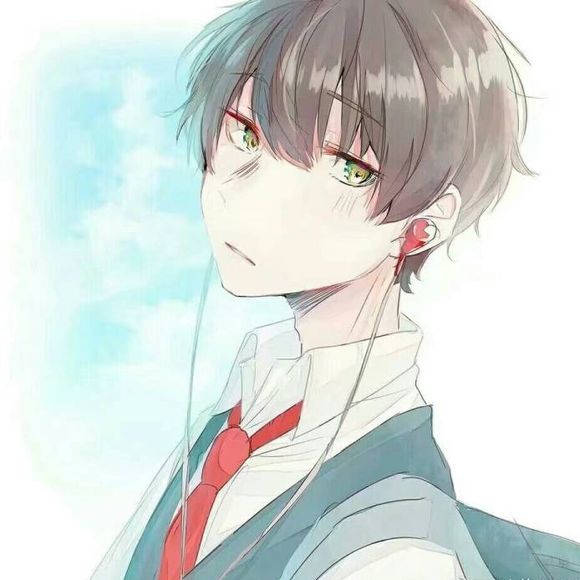 冷酷帅气二次元男生头像