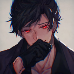 冷酷帅气二次元男生头像