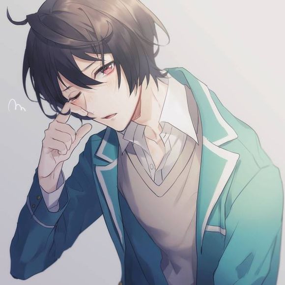 冷酷帅气二次元男生头像