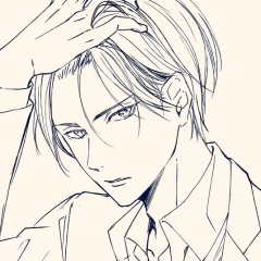 冷酷帅气二次元男生头像