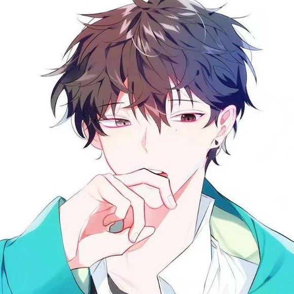 冷酷帅气二次元男生头像