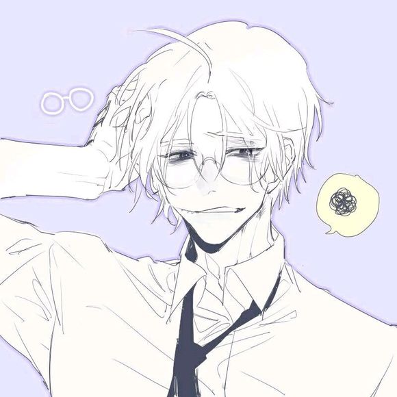 冷酷帅气二次元男生头像