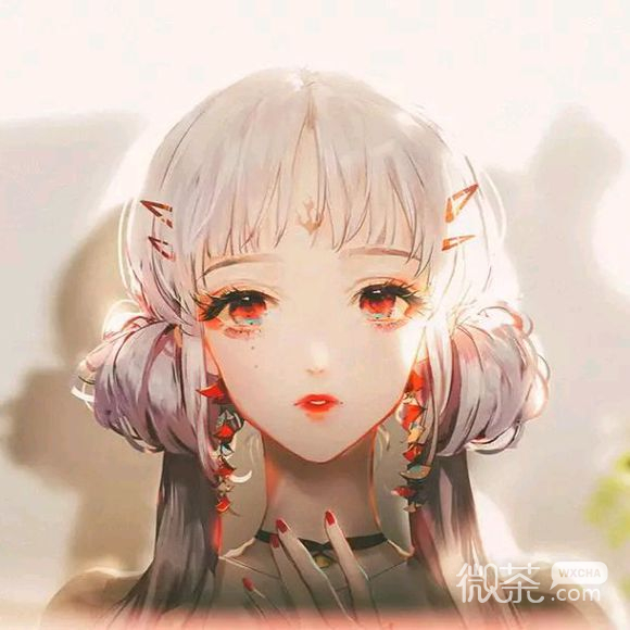 可爱粉色萝莉二次元女生头像