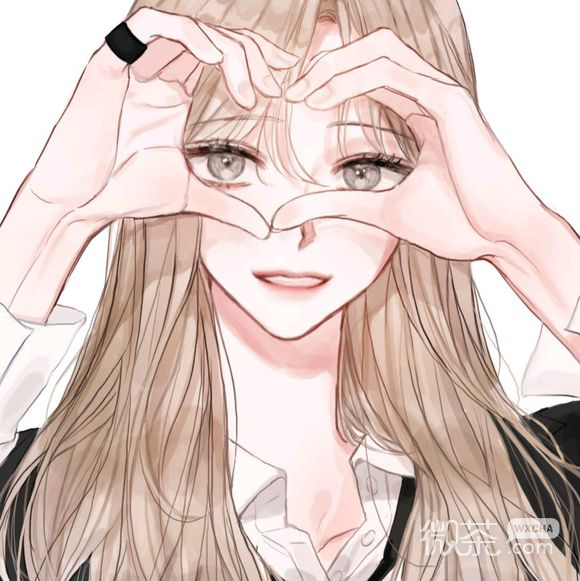可爱粉色萝莉二次元女生头像
