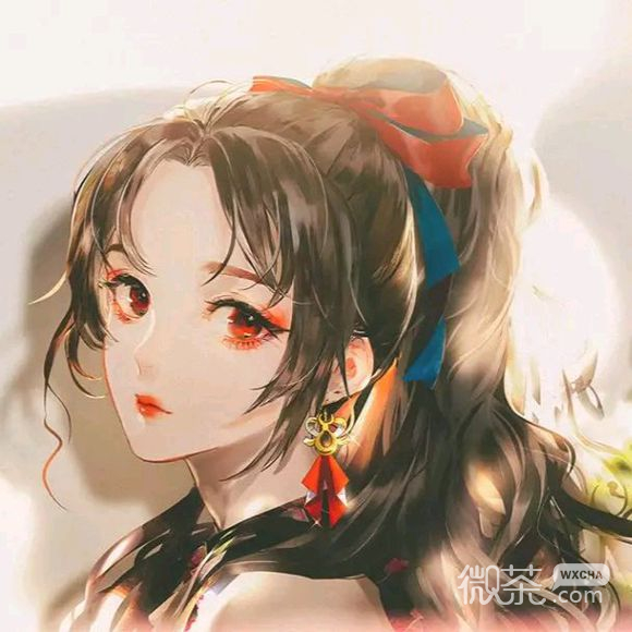 可爱粉色萝莉二次元女生头像