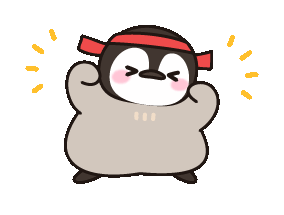 可爱萌萌哒的微信动态小企鹅表情包