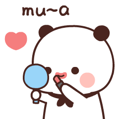 可爱萌萌哒的一二熊猫微信GIF动态表情包