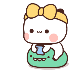 可爱萌萌哒的一二熊猫微信GIF动态表情包