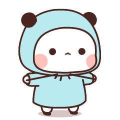 可爱萌萌哒的一二熊猫微信GIF动态表情包