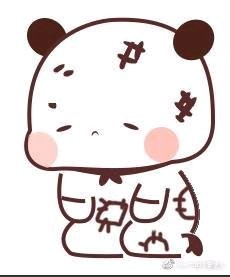 可爱萌萌哒的一二熊猫微信GIF动态表情包